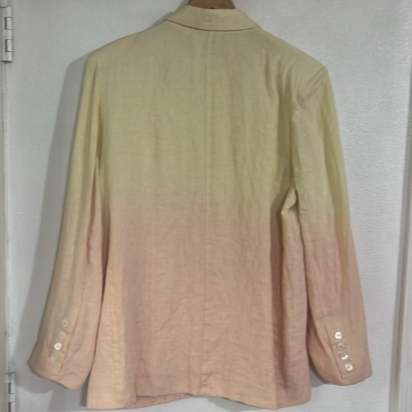 Nicole Miller, Collection blazer One 100% linen size, L oversize NWT - Picture 6 of 10